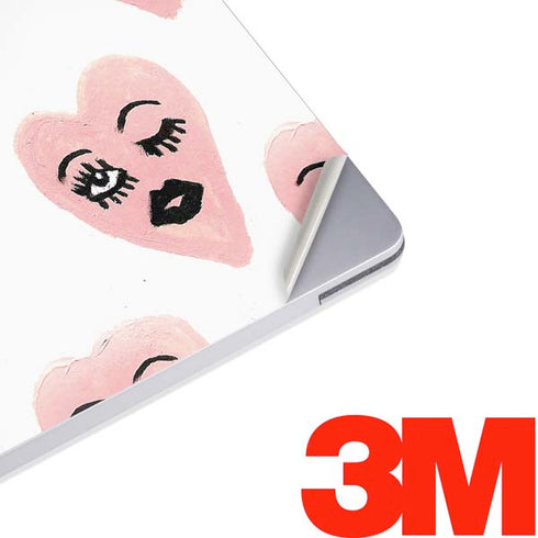Bouffants and Broken Hearts Winking Hearts Surface Laptop 2 Skin